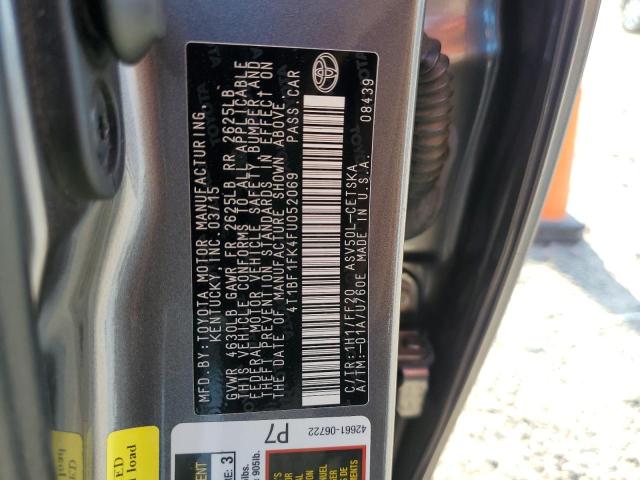 Photo 12 VIN: 4T1BF1FK4FU052069 - TOYOTA CAMRY LE 