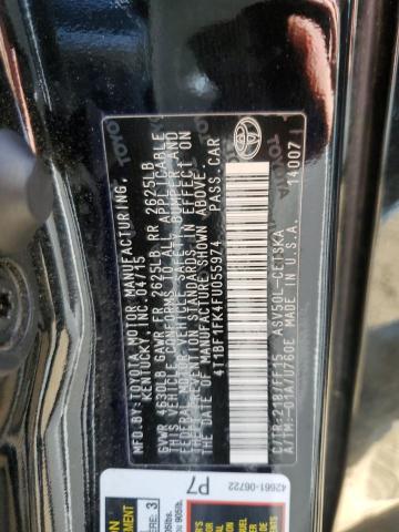 Photo 12 VIN: 4T1BF1FK4FU055974 - TOYOTA CAMRY LE 