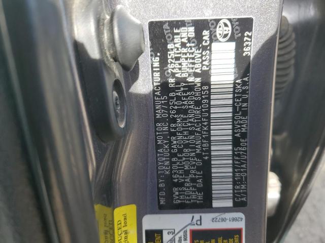 Photo 12 VIN: 4T1BF1FK4FU109158 - TOYOTA CAMRY 