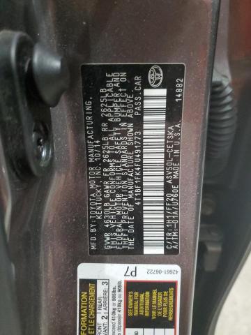 Photo 11 VIN: 4T1BF1FK4FU491773 - TOYOTA CAMRY LE 