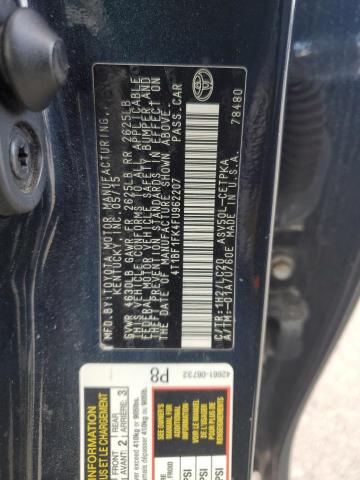 Photo 12 VIN: 4T1BF1FK4FU962207 - TOYOTA CAMRY LE 