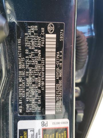 Photo 12 VIN: 4T1BF1FK4FU975331 - TOYOTA CAMRY LE 