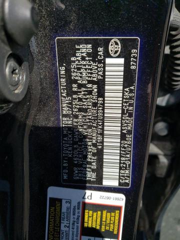 Photo 11 VIN: 4T1BF1FK4FU994798 - TOYOTA CAMRY 