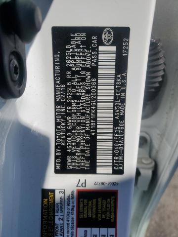 Photo 11 VIN: 4T1BF1FK4GU200366 - TOYOTA CAMRY LE 