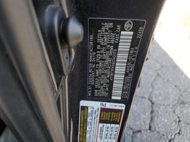 Photo 11 VIN: 4T1BF1FK4GU243170 - TOYOTA CAMRY 