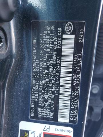 Photo 11 VIN: 4T1BF1FK4GU247073 - TOYOTA CAMRY LE 