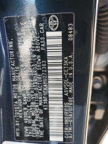 Photo 11 VIN: 4T1BF1FK4HU272363 - TOYOTA CAMRY 