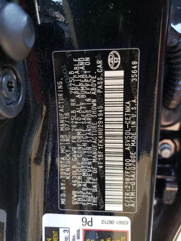 Photo 11 VIN: 4T1BF1FK4HU294945 - TOYOTA CAMRY LE 