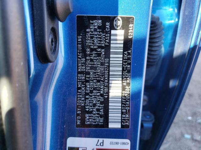 Photo 11 VIN: 4T1BF1FK4HU627810 - TOYOTA CAMRY 