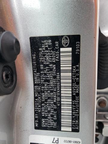 Photo 11 VIN: 4T1BF1FK4HU673864 - TOYOTA CAMRY LE 