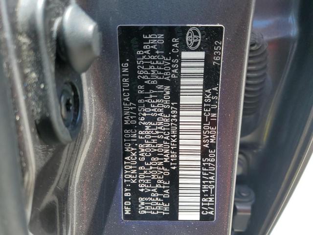 Photo 11 VIN: 4T1BF1FK4HU734971 - TOYOTA CAMRY LE 