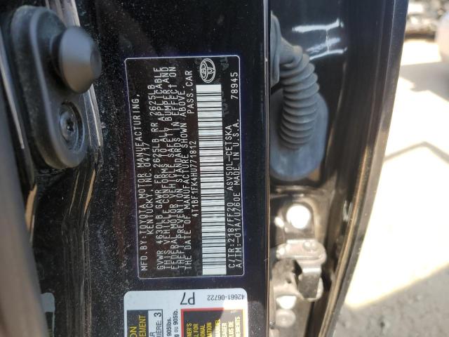 Photo 11 VIN: 4T1BF1FK4HU771812 - TOYOTA CAMRY LE 