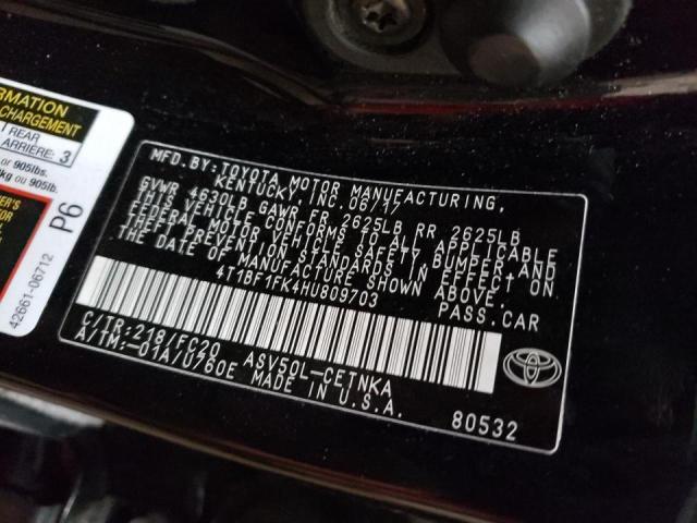 Photo 9 VIN: 4T1BF1FK4HU809703 - TOYOTA CAMRY LE 