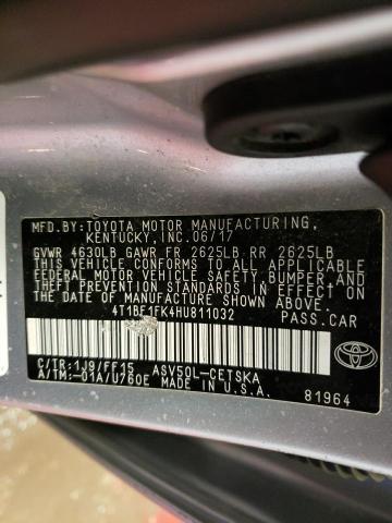 Photo 11 VIN: 4T1BF1FK4HU811032 - TOYOTA CAMRY 