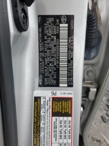 Photo 11 VIN: 4T1BF1FK5CU007654 - TOYOTA CAMRY 