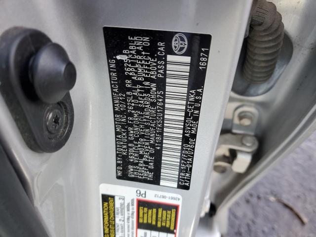 Photo 11 VIN: 4T1BF1FK5CU176475 - TOYOTA CAMRY BASE 