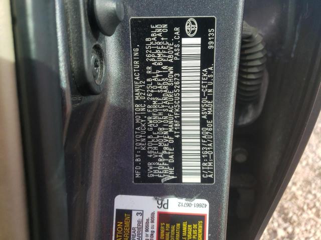 Photo 12 VIN: 4T1BF1FK5CU552673 - TOYOTA CAMRY BASE 