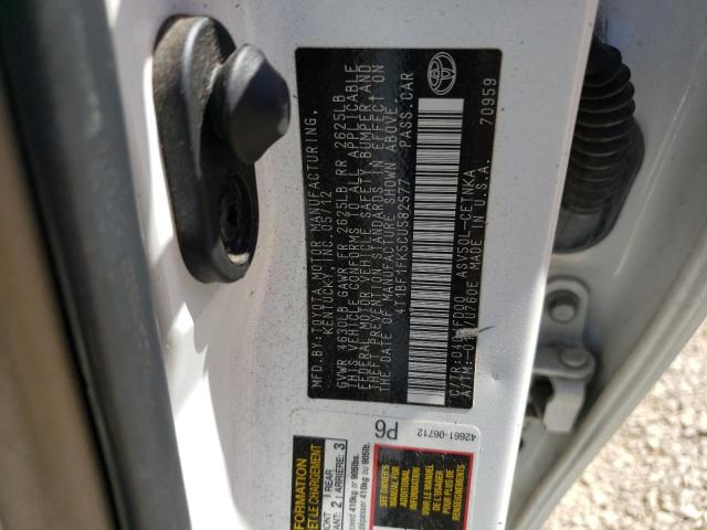 Photo 11 VIN: 4T1BF1FK5CU582577 - TOYOTA CAMRY 