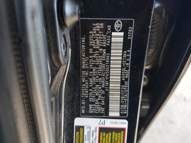 Photo 11 VIN: 4T1BF1FK5DU218063 - TOYOTA CAMRY L 