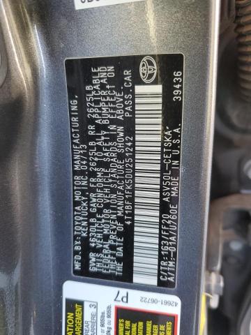 Photo 12 VIN: 4T1BF1FK5DU251242 - TOYOTA CAMRY L 