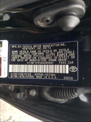 Photo 9 VIN: 4T1BF1FK5DU284807 - TOYOTA CAMRY L 