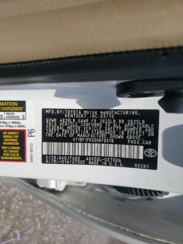 Photo 11 VIN: 4T1BF1FK5DU670319 - TOYOTA CAMRY L 