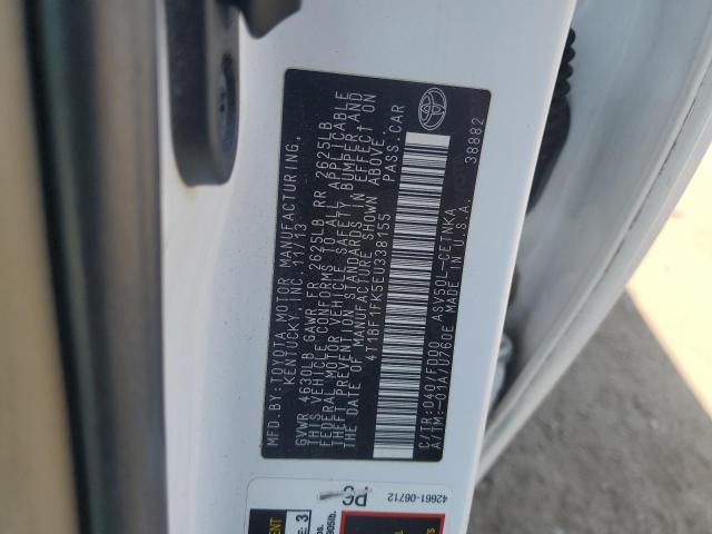 Photo 11 VIN: 4T1BF1FK5EU338155 - TOYOTA CAMRY L 