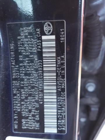 Photo 11 VIN: 4T1BF1FK5EU389333 - TOYOTA CAMRY 