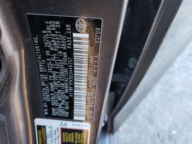 Photo 12 VIN: 4T1BF1FK5EU446257 - TOYOTA CAMRY L 