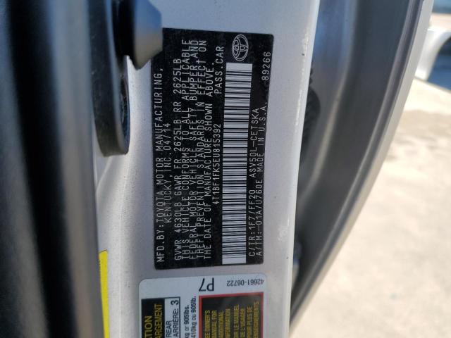 Photo 11 VIN: 4T1BF1FK5EU815392 - TOYOTA CAMRY L 