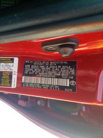 Photo 9 VIN: 4T1BF1FK5EU817692 - TOYOTA CAMRY L 