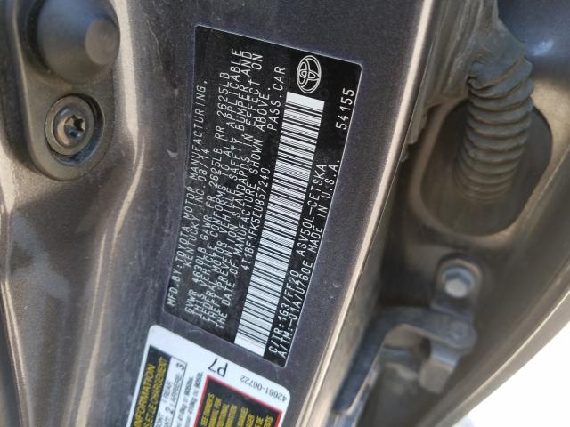 Photo 9 VIN: 4T1BF1FK5EU857240 - TOYOTA CAMRY L 