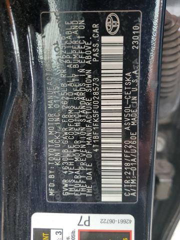 Photo 9 VIN: 4T1BF1FK5FU028573 - TOYOTA CAMRY LE 