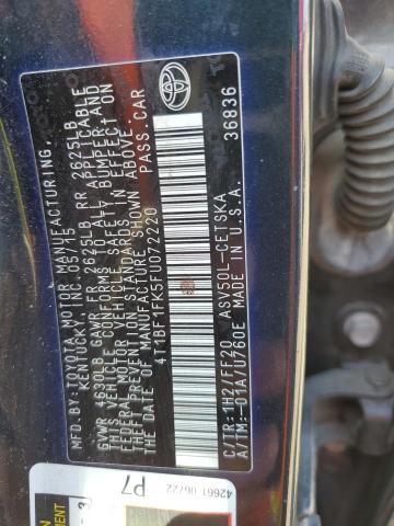 Photo 11 VIN: 4T1BF1FK5FU072220 - TOYOTA CAMRY 