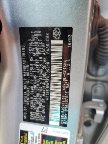 Photo 11 VIN: 4T1BF1FK5FU095318 - TOYOTA CAMRY LE 