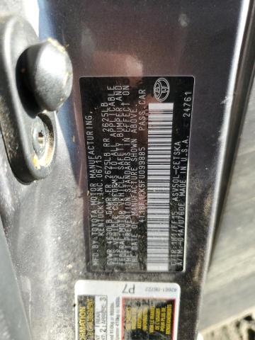 Photo 12 VIN: 4T1BF1FK5FU099885 - TOYOTA CAMRY LE 