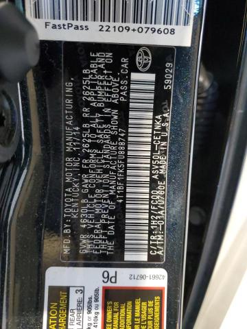 Photo 12 VIN: 4T1BF1FK5FU888747 - TOYOTA CAMRY 