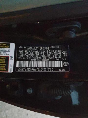 Photo 9 VIN: 4T1BF1FK5FU925988 - TOYOTA CAMRY LE 