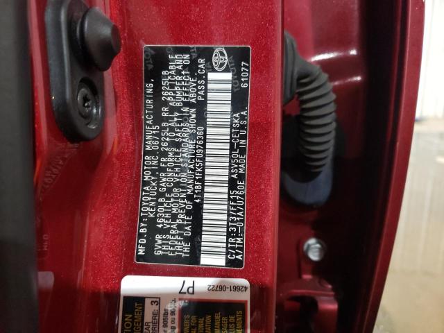 Photo 11 VIN: 4T1BF1FK5FU976360 - TOYOTA CAMRY 