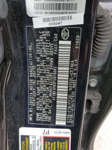 Photo 11 VIN: 4T1BF1FK5FU976682 - TOYOTA CAMRY LE 