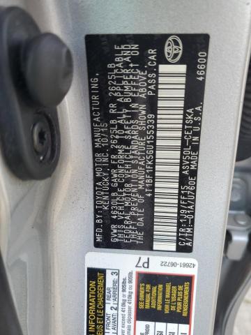 Photo 11 VIN: 4T1BF1FK5GU155339 - TOYOTA CAMRY LE 