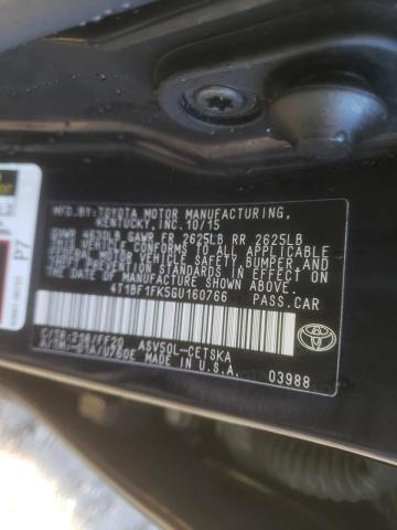 Photo 9 VIN: 4T1BF1FK5GU160766 - TOYOTA CAMRY LE 