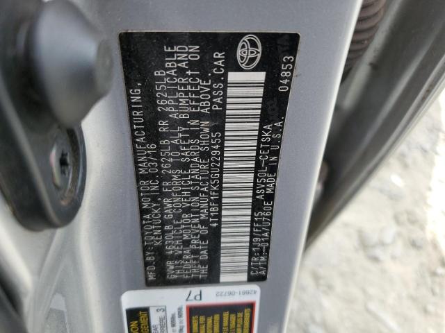 Photo 11 VIN: 4T1BF1FK5GU229455 - TOYOTA CAMRY LE 