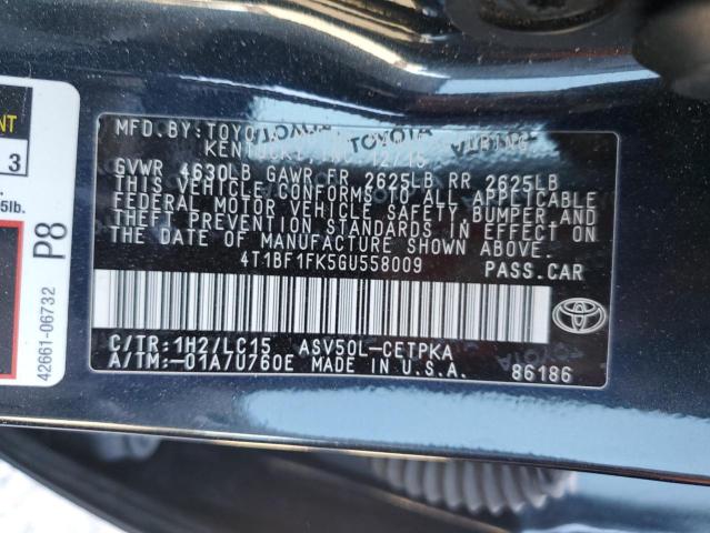 Photo 11 VIN: 4T1BF1FK5GU558009 - TOYOTA CAMRY 