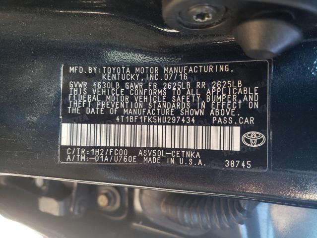 Photo 9 VIN: 4T1BF1FK5HU297434 - TOYOTA CAMRY LE 