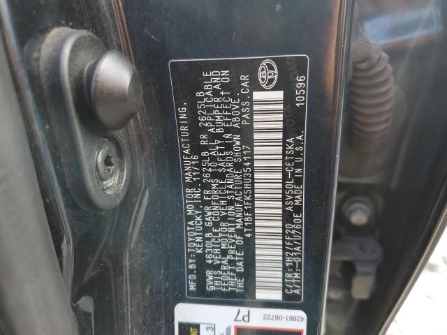 Photo 11 VIN: 4T1BF1FK5HU354117 - TOYOTA CAMRY LE 