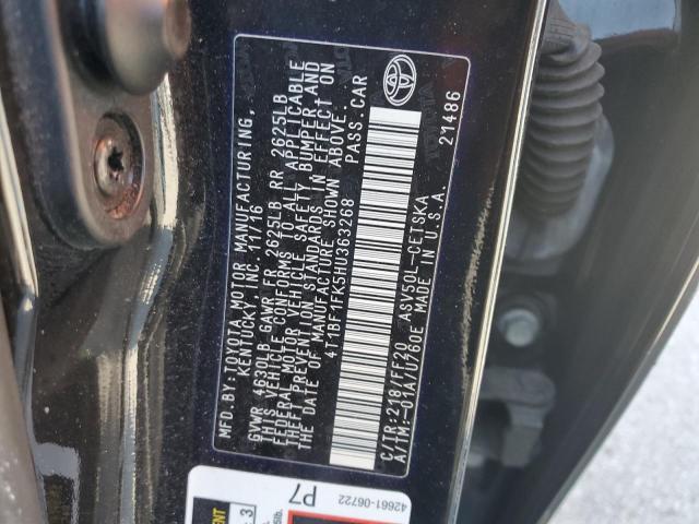 Photo 11 VIN: 4T1BF1FK5HU363268 - TOYOTA CAMRY LE 