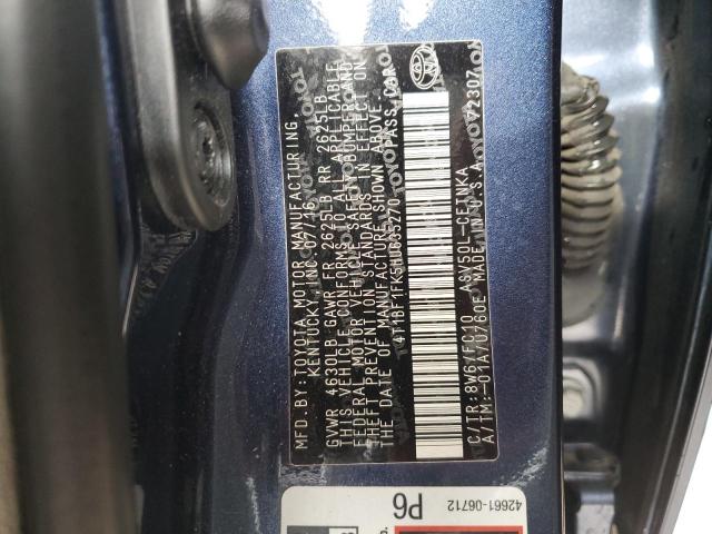 Photo 11 VIN: 4T1BF1FK5HU635270 - TOYOTA CAMRY LE 