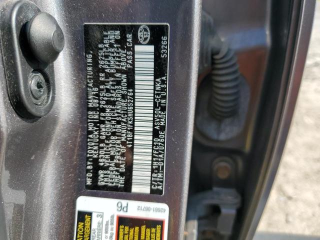 Photo 12 VIN: 4T1BF1FK5HU652764 - TOYOTA CAMRY 