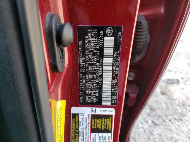 Photo 11 VIN: 4T1BF1FK5HU679253 - TOYOTA CAMRY LE 